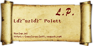 László Polett névjegykártya